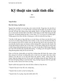 Kỹ thuật sản xuất tinh dầu