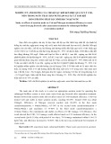 Nghiên cứu ảnh hưởng của chế độ sục khí đến hiệu quả xử lý Cod, Nito trong nước thải chăn nuôi lợn sau xử lý yếm khí bằng phương pháp lọc sinh học ngập nước