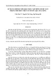 Sử dụng diffset để khai thác tập đóng được gán trọng phổ biến trên cơ sở dữ liệu số lượng