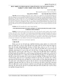 Phát triển sản phẩm dịch vụ phi tín dụng tại ngân hàng nông nghiệp và phát triển nông thôn Việt Nam