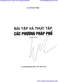  bài tập và thực tập các phương pháp phổ