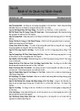 Khảo sát các nhân tố ảnh hưởng đến hoạt động nhượng quyền thương mại tại Thái Nguyên