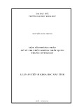 Luận án Tiến sĩ Khoa học máy tính: Một số phương pháp xử lý tri thức không nhất quán trong ontology