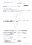 Đề kiểm tra HK 1 môn Toán lớp 12 năm 2017-2018 - TTGDTX Yên Lạc - Mã đề 132