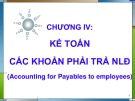 Bài giảng Kế toán tài chính: Chương 4 - Trường Đại học Ngân hàng