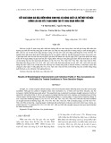 Kết quả đánh giá đặc điểm nông sinh hóa và năng suất cá thể một số mẫu giống lúa khi xử lý hạn nhân tạo ở 3 giai đoạn mẫn cảm