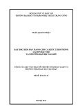 Tóm tắt Luận văn Thạc sĩ ngành Lý luận Âm nhạc: Dạy học đệm đàn Piano cho ca khúc theo phong cách Nhạc nhẹ tại trường Đại học Sài Gòn