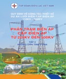  phần trạm biến áp cấp điện áp từ 220kv đến 500kv (tập 2): phần 2 - tập đoàn điện lực việt nam