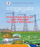  phần trạm biến áp cấp điện áp từ 220kv đến 500kv: phần 1 - tập đoàn điện lực việt nam