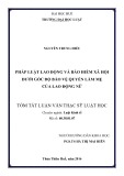 Tóm tắt Luận văn Thạc sĩ Luật học: Pháp luật lao động và bảo hiểm xã hội dưới góc độ bảo vệ quyền làm mẹ của lao động