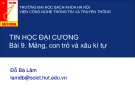 Bài giảng Tin học đại cương: Bài 9 - TS. Đỗ Bá Lâm