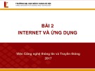 Bài giảng Nhập môn công nghệ thông tin và truyền thông: Bài 2 - Viện Công nghệ thông tin và truyền thông (ĐH Bách khoa Hà Nội)