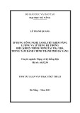 Tóm tắt Luận văn Thạc sĩ Kỹ thuật: Áp dụng công nghệ xanh, tiết kiệm năng lượng và sử dụng hệ thống điều khiển thông minh tại tòa nhà trung tâm hành chính thành phồ Đà Nẵng