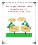 Tổng hợp đề kiểm tra 1 tiết môn Tiếng Anh lớp 7 năm 2017-2018 có đáp án