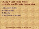 Bài giảng Lập trình C: Chương 4 - Ngô Công Thắng