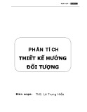 Bài giảng Phân tích thiết kế hướng đối tượng - ThS. Lê Trung Hiếu