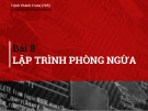 Bài giảng Kỹ thuật lập trình: Bài 8 - ThS. Nguyễn Thành Trung