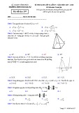 Đề thi KSCĐ lần 4 môn Toán lớp 12 năm 2017-2018 - THPT Ngô Gia Tự - Mã đề 207