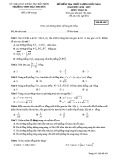 Đề kiểm tra chất lượng đầu năm môn Toán lớp 12 năm 2018-2019 - THPT Hàn Thuyên - Mã đề 485