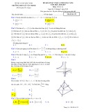 Đề KSCL đầu năm môn Toán lớp 12 năm 2018-2019 - THPT Lê Văn Thịnh, Bắc Ninh