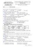 Đề thi KSCĐ lần 1 môn Địa lí lớp 12 năm 2017-2018 - THPT Ngô Gia Tự - Mã đề 210