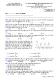 Đề thi KSCĐ môn Vật lí lớp 12 năm 2016-2017 lần 1 - THTP Ngô Gia Tự - Mã đề 108