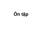 Bài giảng Xử lý tín hiệu nâng cao (Advanced signal processing) - Chương: Ôn tập