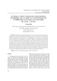 Sử dụng cá bơn cynoglossus arel bloch & schneider, 1801 là sinh vật chỉ thị đánh giá ô nhiễm kim loại nặng tại vùng biển Hạ Long - Cát Hải