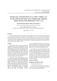 Đánh giá ảnh hưởng của thủy triều và nước dâng do bão vào trong hệ thống sông bằng mô hình kết nối 1-2d