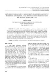 Biến động nguồn lợi cá sòng nhật (Trachurus japonicus temminck & schlegel, 1844) ở vùng đánh cá chung Vịnh Bắc Bộ giai đoạn 2006 - 2013