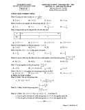 Đề kiểm tra 1 tiết Đại số 10 chương 4 năm 2017-2018 có đáp án - Trường THPT Phan Ngọc Hiển