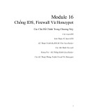 Chống IDS, firewall và honeypot: Module 6