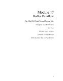 Buffer overflow: Module 17