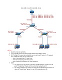 Lab - VLAN, trunk, VTP, interVLAN - Bài 1a