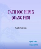 Bài giảng Cách đọc phim X quang phổi