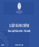 Bài giảng Luật hành chính: Bài 8 - ĐH Luật