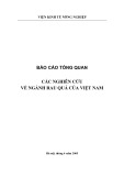 Báo cáo Tổng quan các nghiên cứu về ngành rau quả của Việt Nam