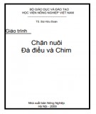 Giáo trình Chăn nuôi đà điểu và chim: Phần 2