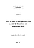 Luận án Tiến sĩ Y học: Nghiên cứu sự biến đổi nồng độ adh huyết thanh và một số yếu tố nặng ở bệnh nhân chấn thương sọ não kín