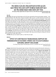 Tác động của siêu âm doppler xuyên sọ lên quá trình tiêu sợi huyết ở bệnh nhân đột quỵ do tắc động mạch não giữa cấp tính