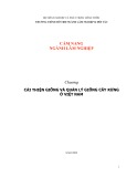  cẩm nang ngành lâm nghiệp: cải thiện giống và quản lý giống cây rừng ở việt nam