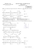 Đề kiểm tra 45 phút môn Toán lớp 12 năm 2018-2019 - THPT Phan Ngọc Hiển - Mã đề 209