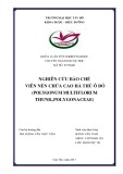 Khóa luận tốt nghiệp Dược sĩ Đại học: Nghiên cứu bào chế viên nén chứa cao Hà thủ ô đỏ (Polygonum multiflorum thunb.,polygonaceae)