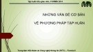 Bài giảng Những vấn đề cơ bản về phương pháp tập huấn - Tập huấn giáo viên