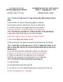 Đề thi học kì 1 môn Lịch sử 12 năm 2017-2018 có đáp án - Trường THPT Đoàn Thượng