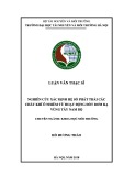 Luận văn Thạc sĩ Khoa học môi trường: Nghiên cứu xác định hệ số phát thải các chất khí ô nhiễm từ hoạt động đốt rơm rạ vùng Tây Nam Bộ