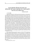 Giao thương nội địa giữa khu vực Đông Bắc Việt Nam và Quảng Tây - Trung Quốc vào nửa sau thế kỷ XVII Yoshik