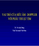 Bài giảng Vai trò của siêu âm doppler với phẫu thuật tim - TS. Vũ Anh Dũng