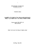 Tóm tắt luận văn Thạc sĩ Khoa học: Nghiên cứu phản ứng trao đổi este dầu thực vật trên xúc tác SBA-15 biến tính