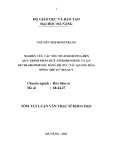 Tóm tắt luận văn Thạc sĩ Khoa học: Nghiên cứu các yếu tố ảnh hưởng đến quá trình phân hủy Nitrobenzene và 2,4-dichlorophenol bằng hệ xúc tác quang hóa đồng thể Fe2+/H2O2/UV